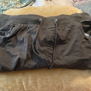 Army, green cargo shorts